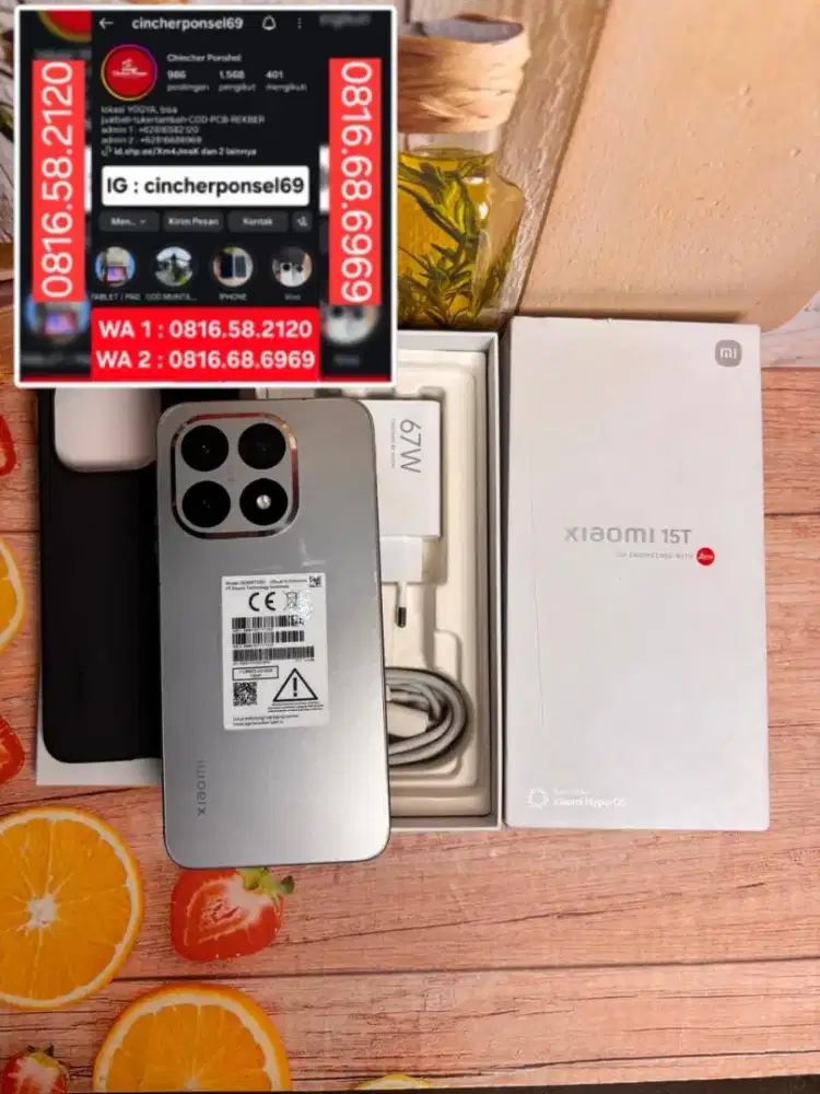 Jual hp Xiaomi 15T 12/512 5G LIKENEW istimewa grns NOV 2027