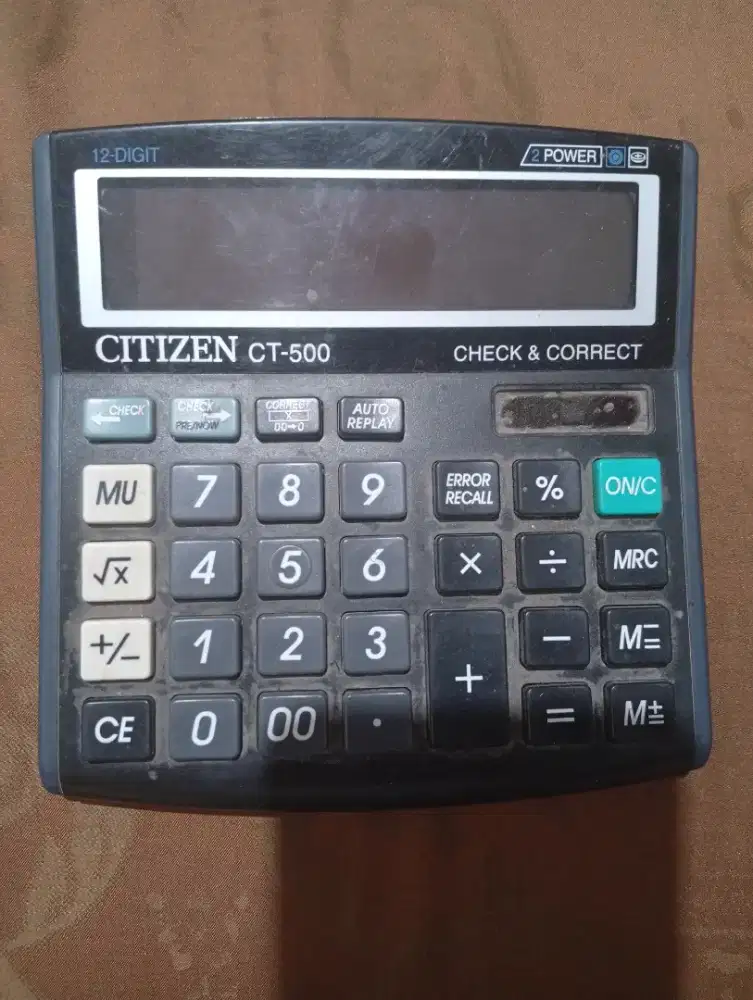 Kalkulator merek citizen tipe CT 500 edition