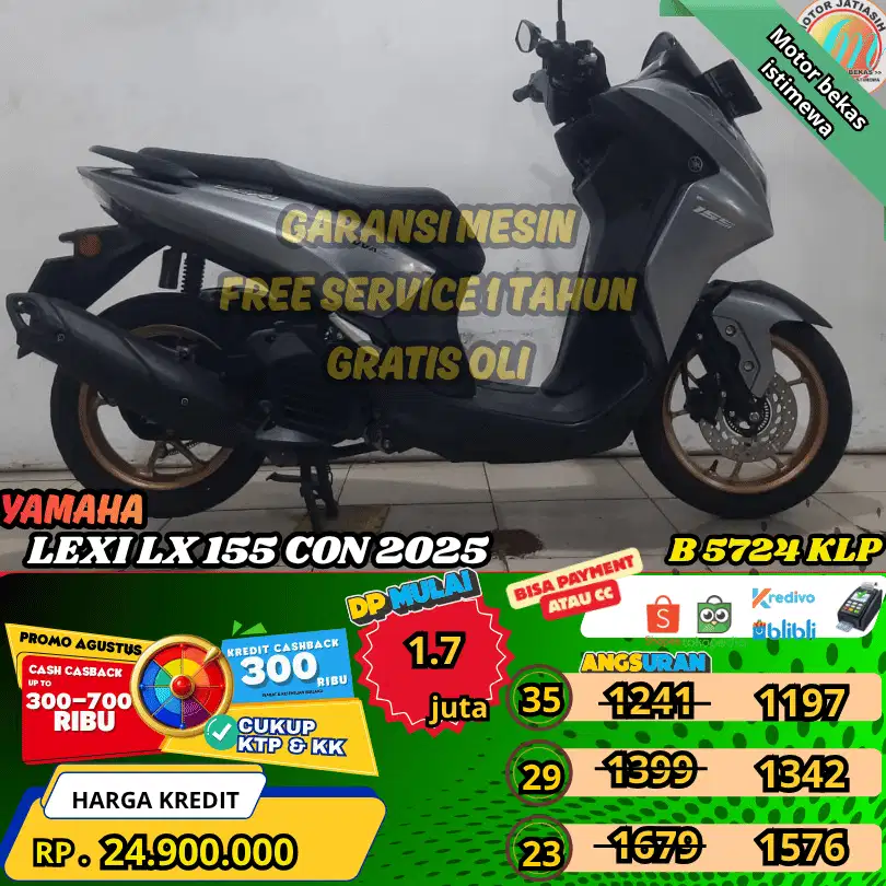 BEAT DELUXE ISS 2025 BISA PAYMENT CC& SPYLATERKREDIVO(SUKSESMOTOR)