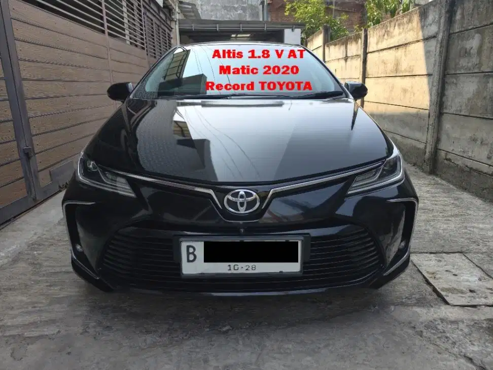 Toyota Corolla Altis 1.8 V AT 2020 ALL NEW MODEL Pake PRIBADI