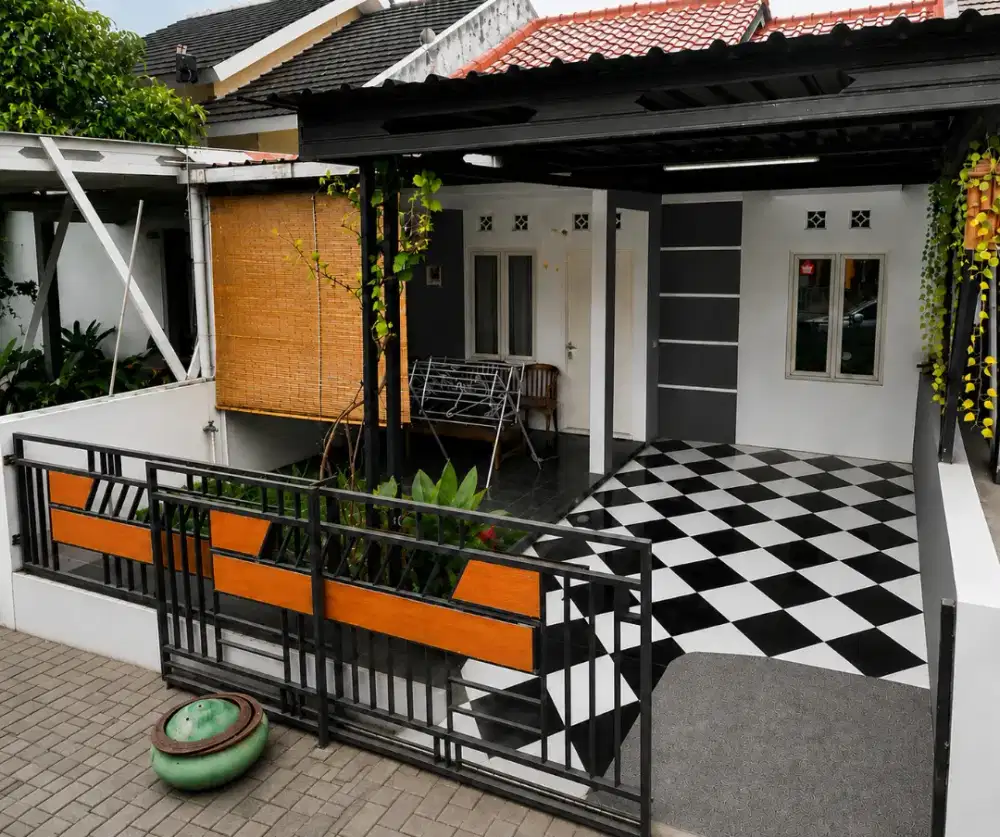 Disewakan cepat! Rumah nyaman 2 kamar,lingkungan asri,keamanan 24 jam