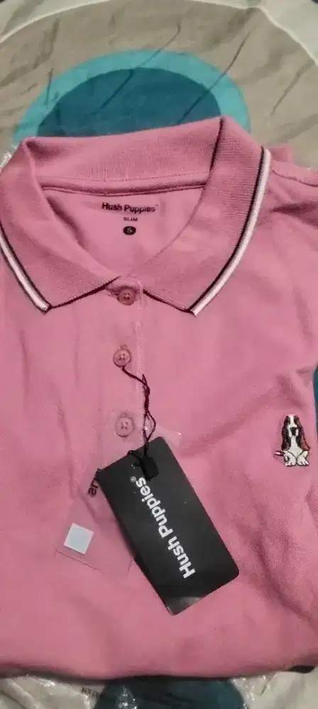 Polo hush puppies wanita pink size S