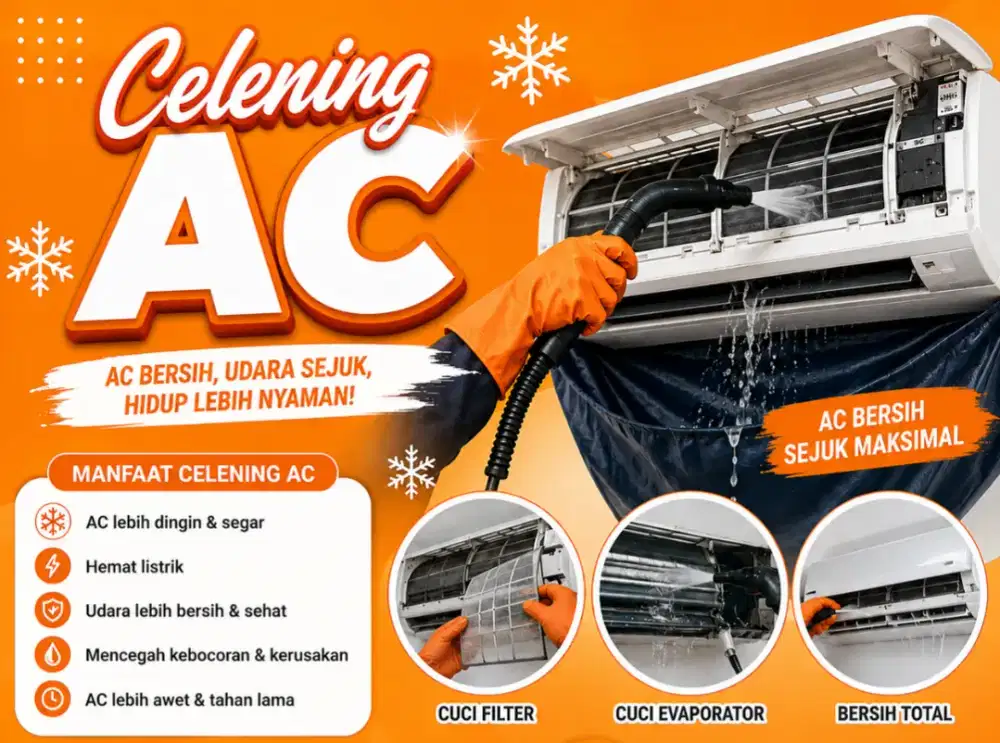 Jasa service AC kulkas mesin cuci pompa air
