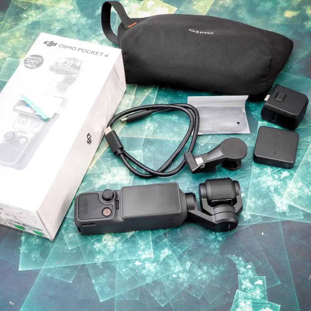 DJI Osmo Pocket 4 Standard Combo. FULLSET Like New. Garansi Resmi TAM