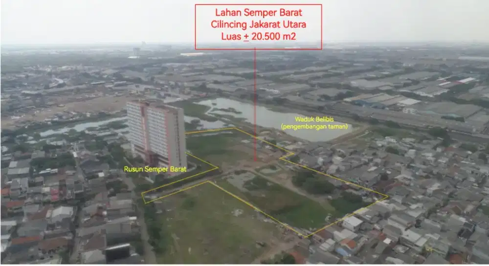 Dijual Lahan Komersil dibawah NJOP di Semper Jakarta Utara