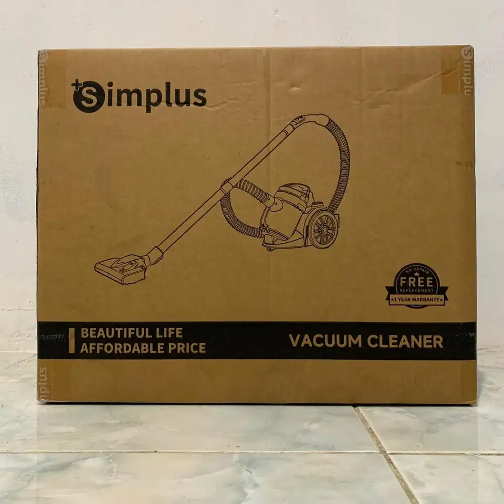 DIJUAL VACUUM CLEANER SIMPLUS TANKI BESAR 2 L - WARNA GREY (BARU)