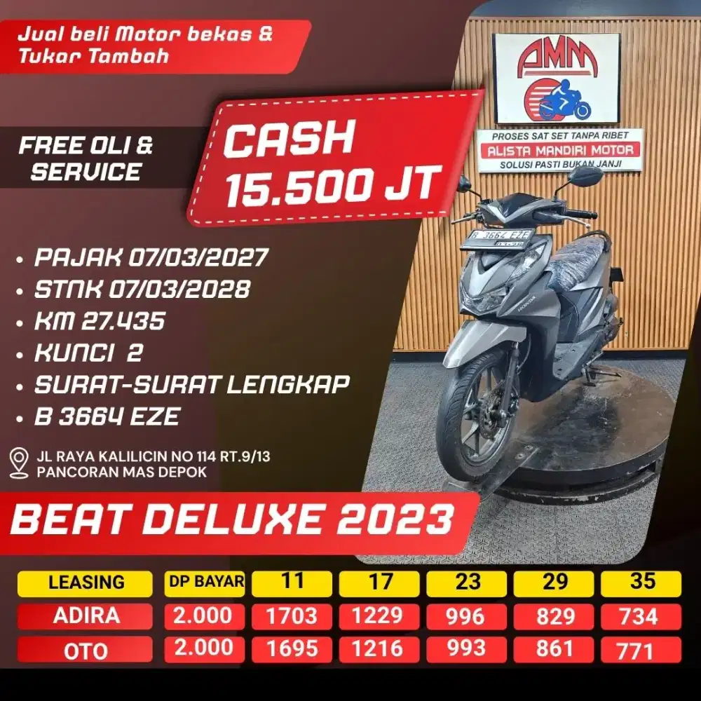 BEAT DELUXE 2023 CASH / KREDIT ALISTA