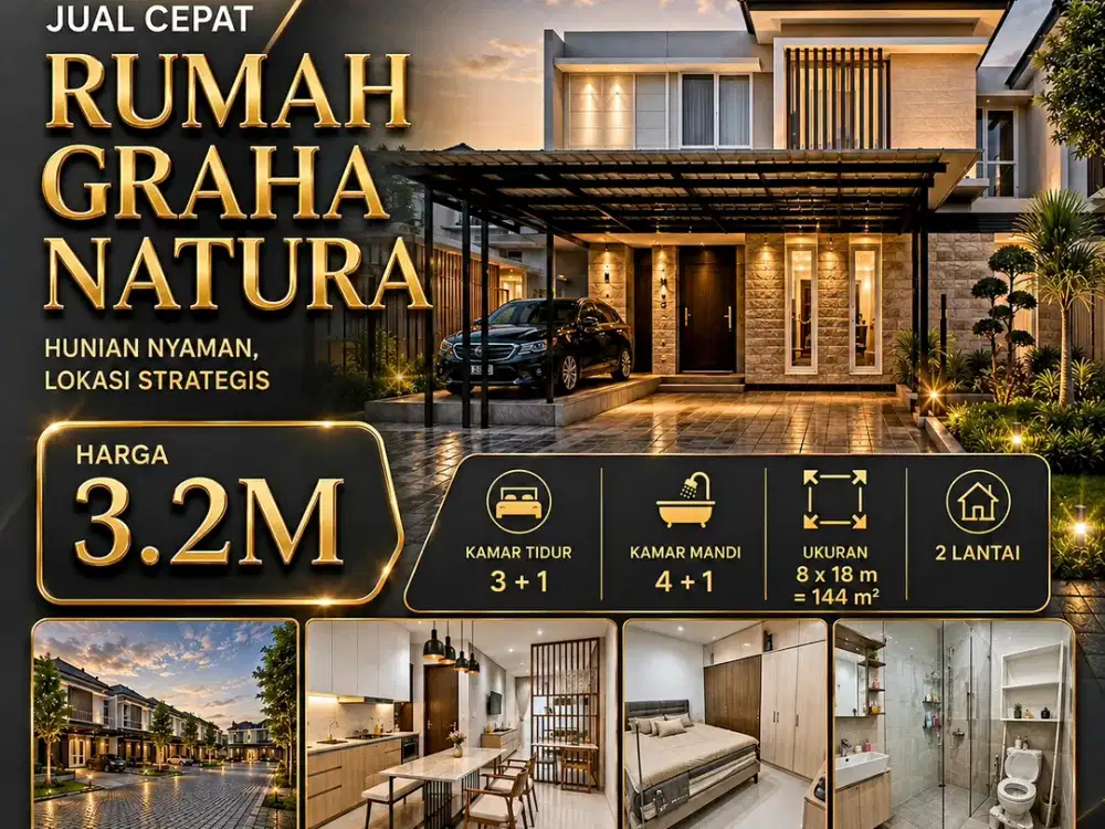 JUAL CEPAT MINIMALIS GRAHA NATURA DKT CITRALAND LONTAR GWALK