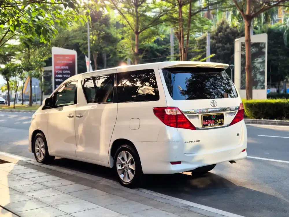 Alphard G ATPM PILOT SEAT KM ANTIK 2014 PUTIH LOW KM CASH