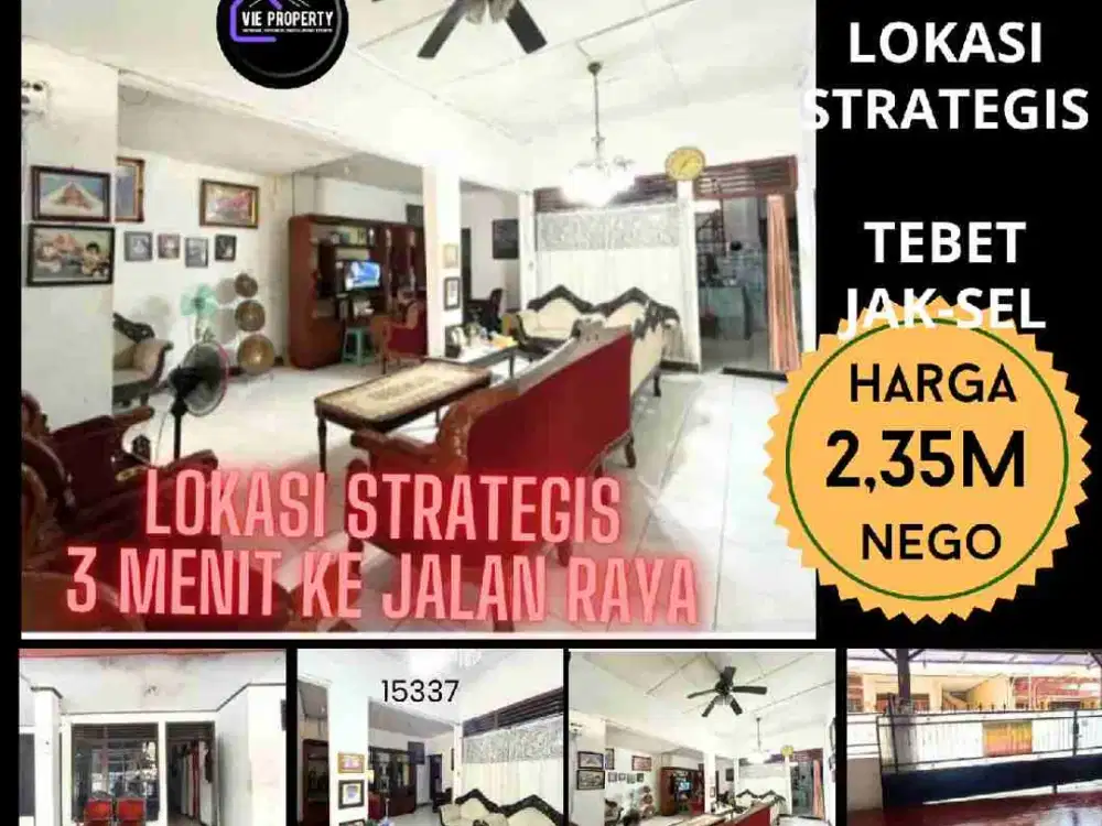 Dijual cepat rumah super strategis dipusat kota Jakarta Selatan