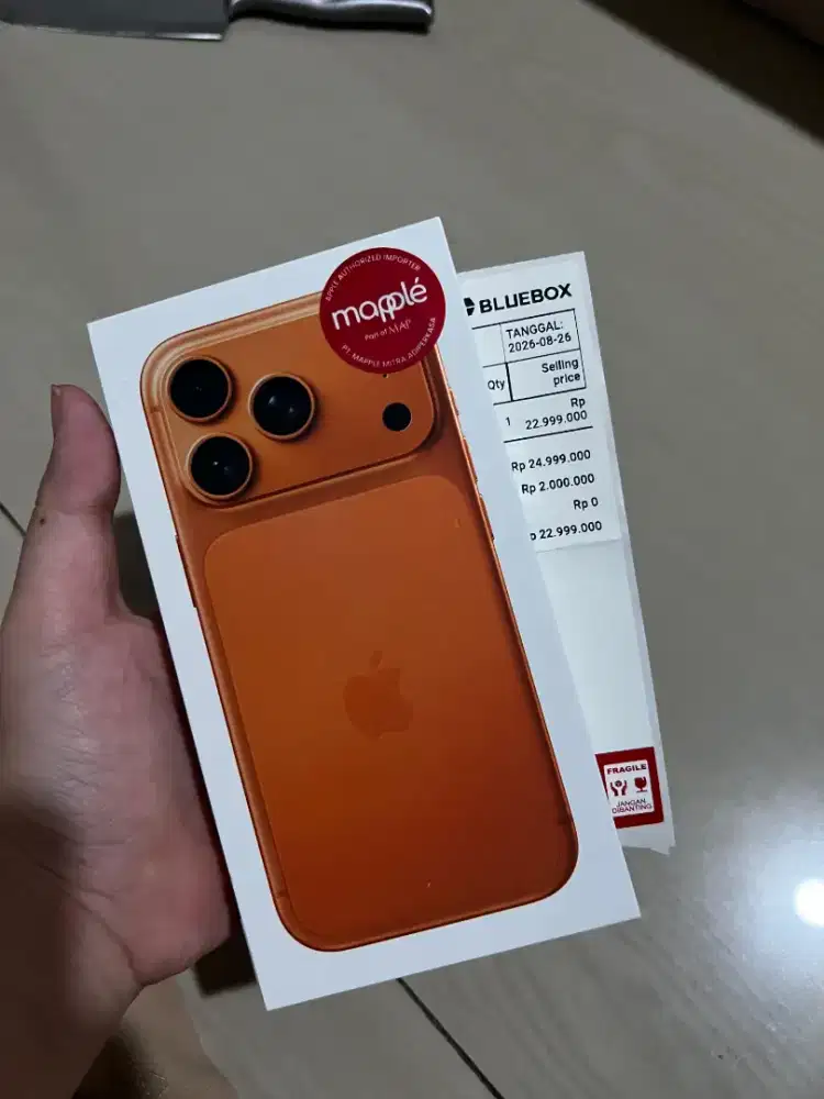 Ip 17 pro orange new segel resmi