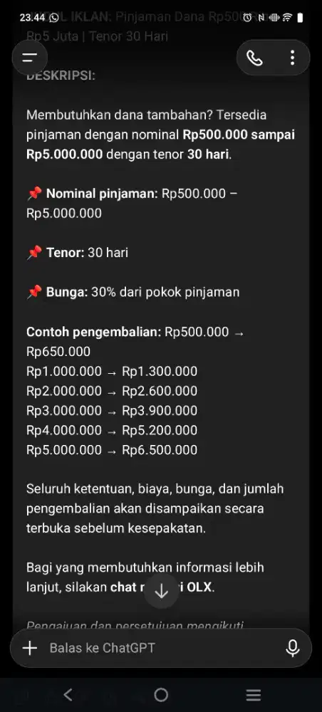 Yang butuh dana darurat