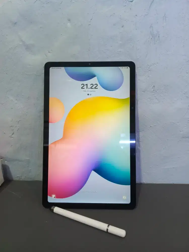SAMSUNG GALAXY TAB S6 LITE RAM 4/128GB ORIGINAL SEIN MULUS NORMAL FULL