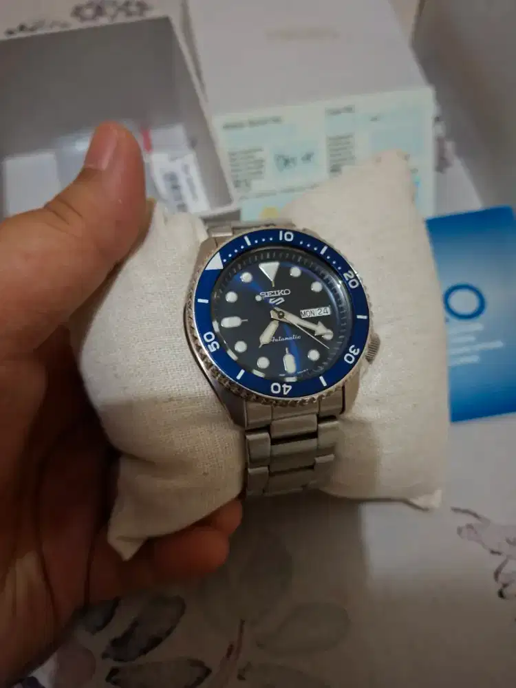 Seiko 5 Sport SRPD Blue Dial