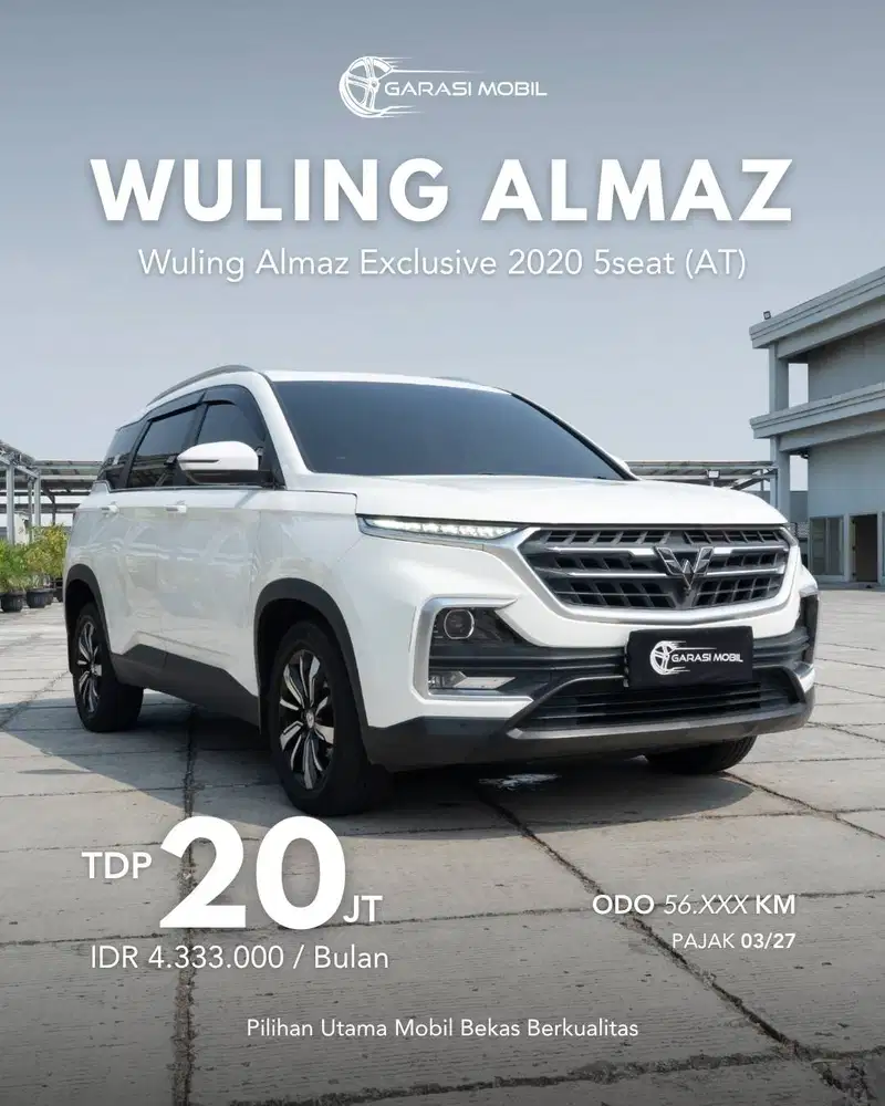 Wuling Almaz Exclusive 2020 5seat (AT)
