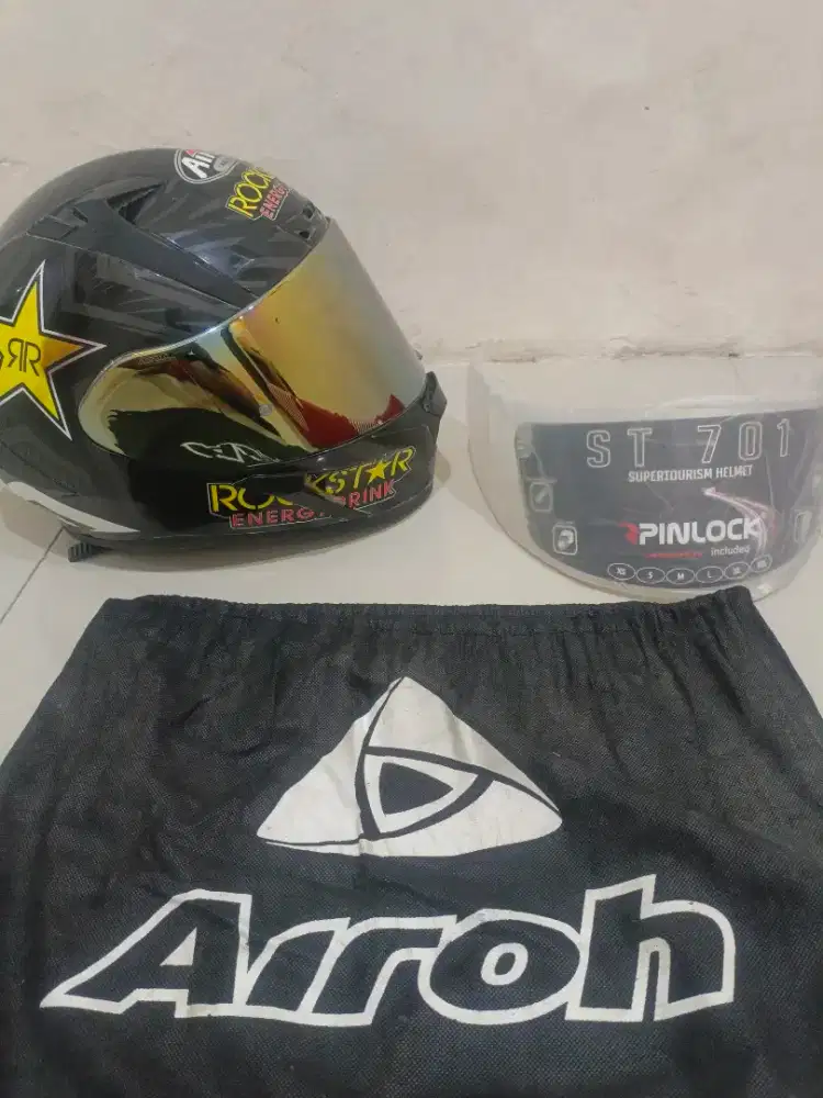Helm Full Face Airoh Valor Rockstar Original - Size [S/M/L/XL](Second)
