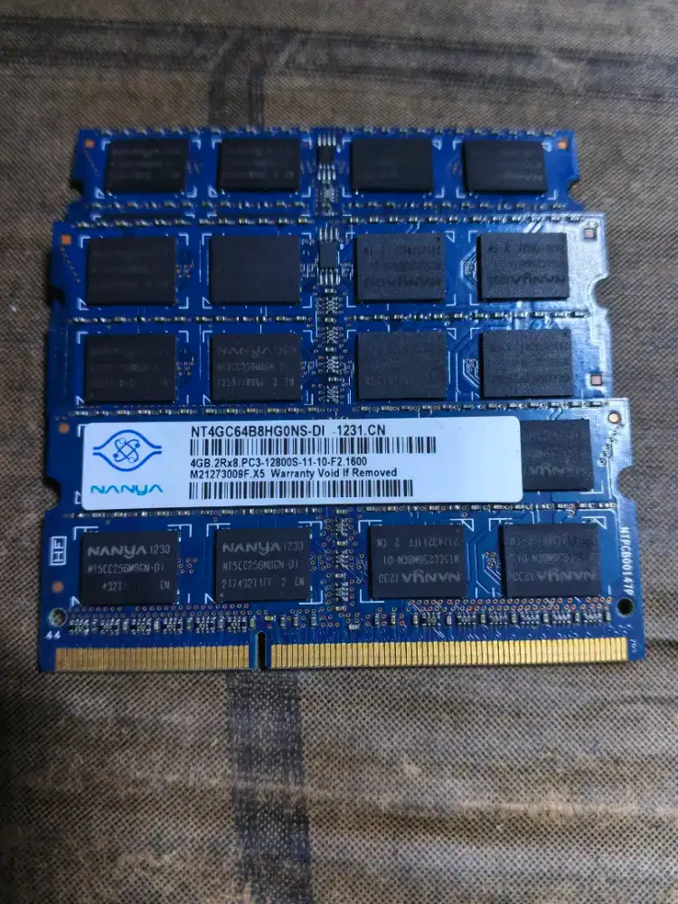 Memory Ram Laptop DDR3 4GB 2Rx8 PC3-12800S