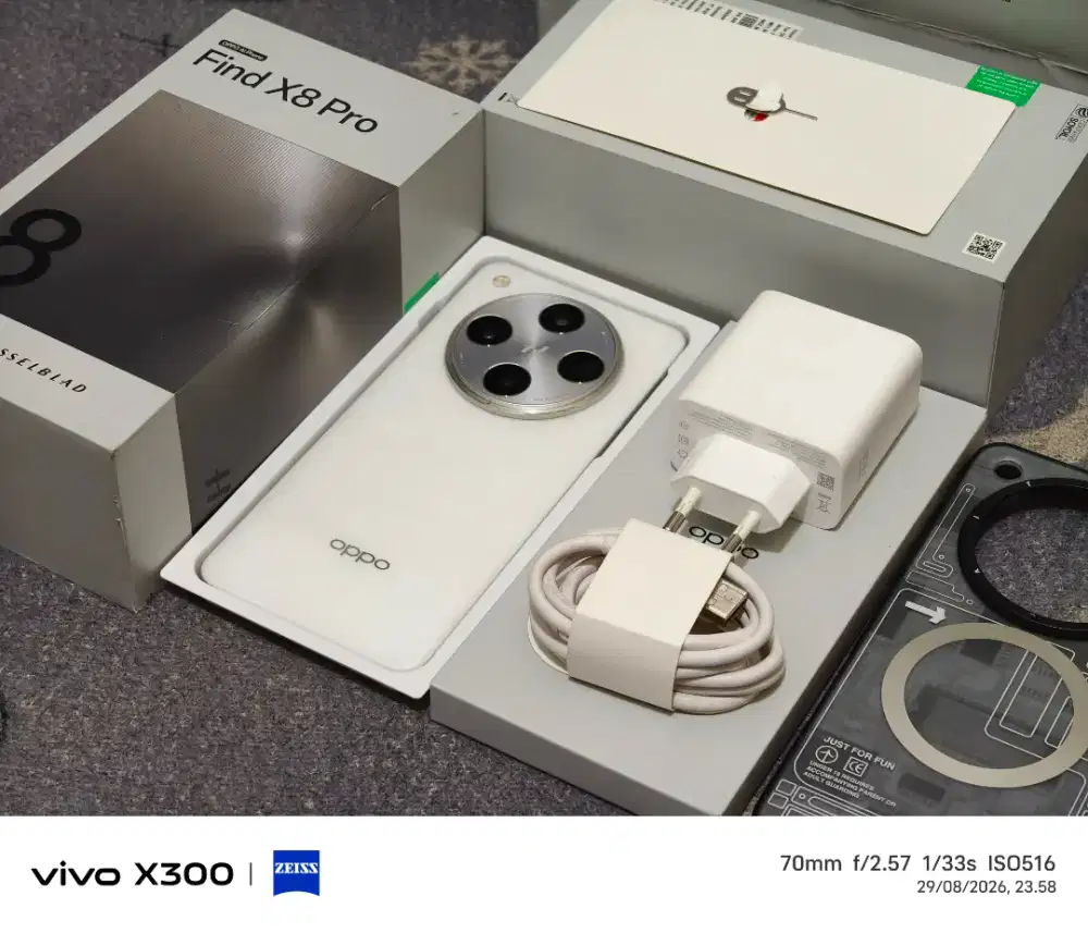 OPPO FIND X8 PRO 16/512 FULLSET RESMI LIKE NEW
