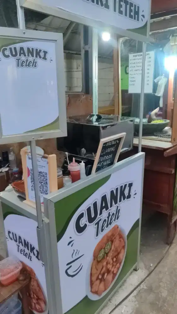 Portable booth/meja lipat untuk jualan