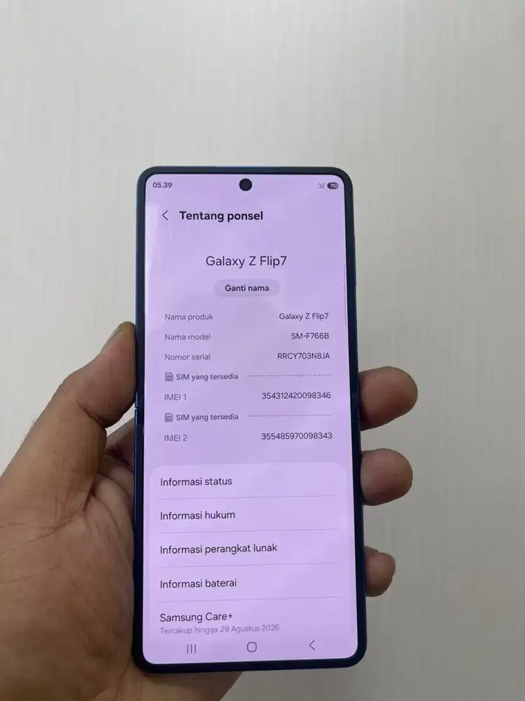 Samsung Galaxy Z Flip 7