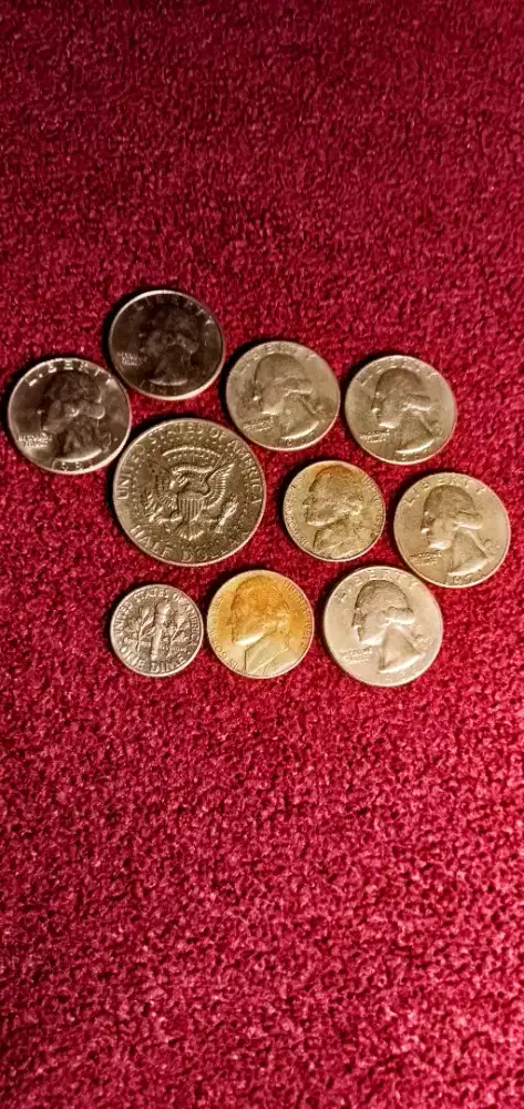 Koin Amerika Serikat US Coins Quarter Half Dollar Nickel & Penny