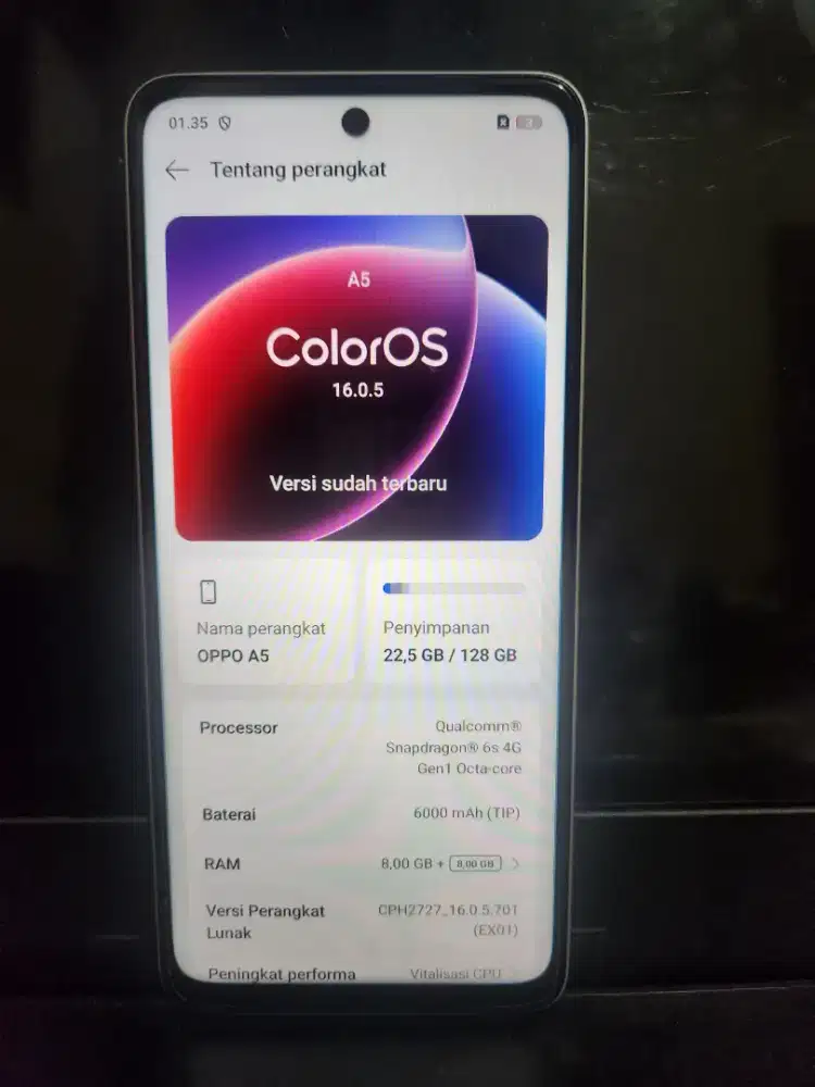Oppo A5 (2025) 8+8/128 + charger