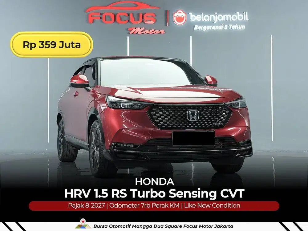 [ LOW KM 7RB ] Honda HRV HR-V HR V 1,5 RS Turbo Sensing AT 2024/2025