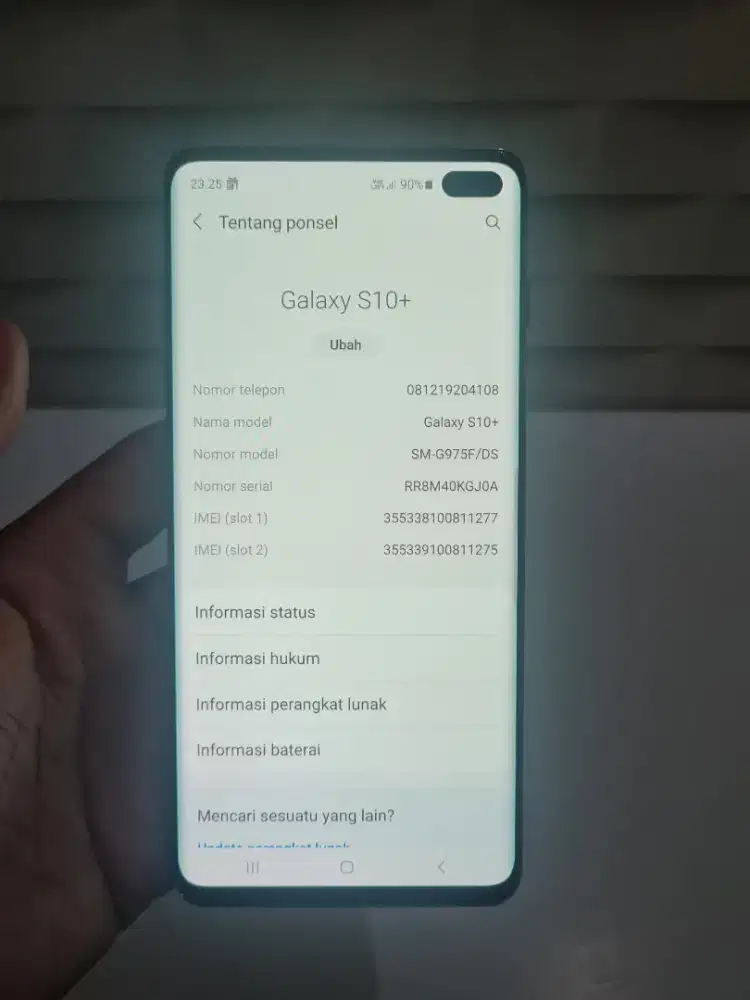SAMSUNG S10 PLUS 128GB BATANGAN