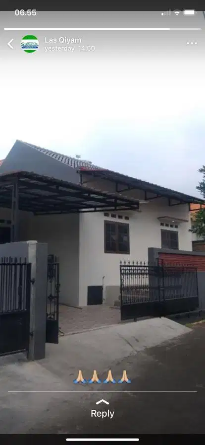 Disewakan rumah tinggal ( tahunan)