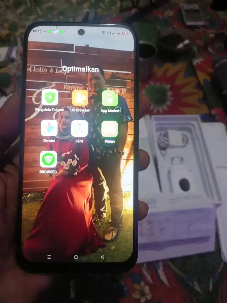Oppo A6x 6+12/128 Warna Ungu Lengkap Kondisi Like New