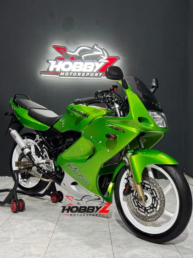 Kawasaki ninja zx 150RR/ninja 150-RR modif hedon 2007 green