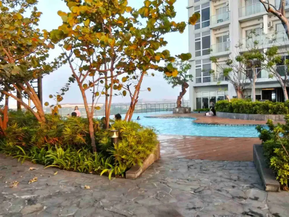 apartemen semi furnish type studio sedayu city kelapa gading