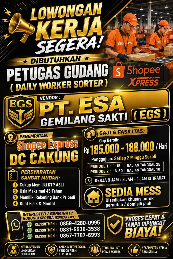 DAILY WORKER OPERATOR SPX EGS CAKUNG