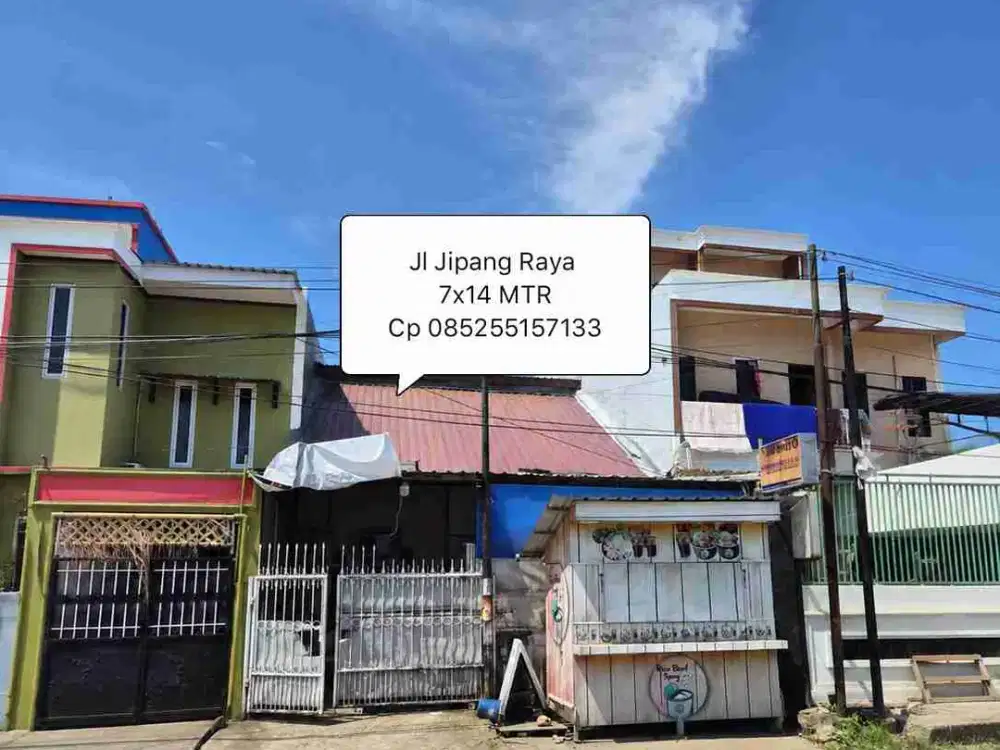 Rumah jl Jipang Raya Depan Clarity Makassar