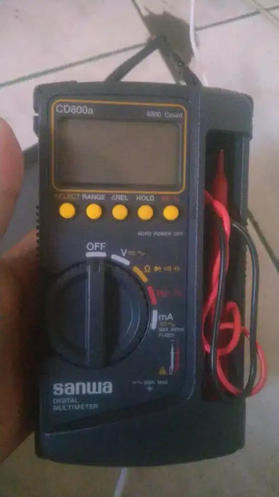 Multimeter Digital Sanwa CD800a Original - Siap Pakai
