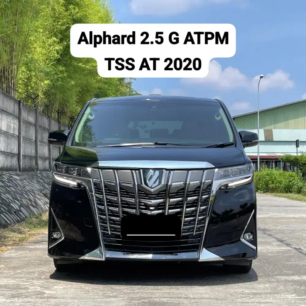 Alphard 2.5 G Bensin ATPM TSS AT 2020 , Km 20 ribuan