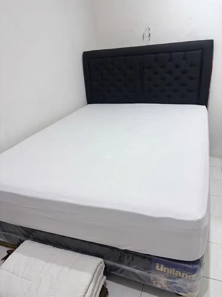 Springbed Uniland Rivera Brilliant Firmtop Full Set (Size 160x200x30)