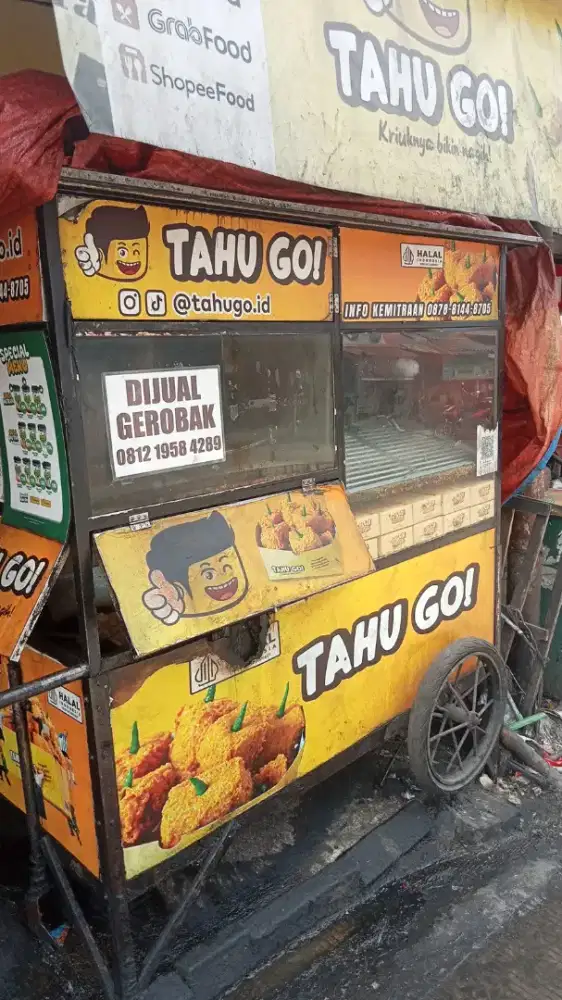 Gerobak Tahu Go Bekas