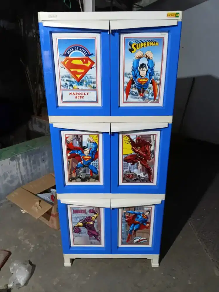 Jual Lemari Napolly tipe BCBC 163 karakter Superman