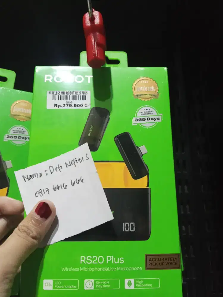 WIRELESS MIC ROBOT RS20 PLUS