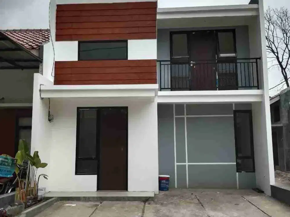 Rumah Tampak 2 Lantai Harga 1 Lantai, Strategis di Cipayung Depok
