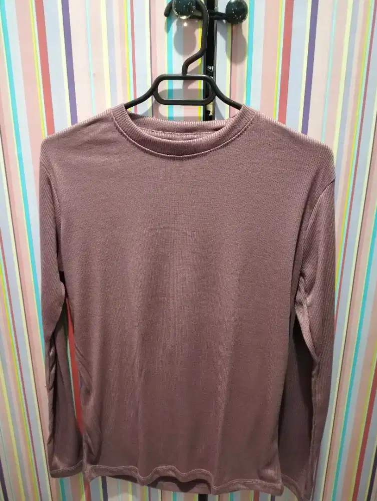 Baju Rib dusty ungu