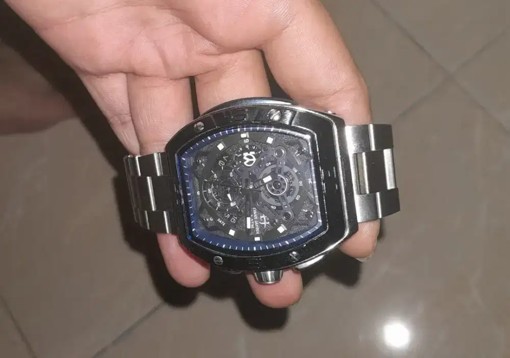 Evans Jayden Jam Tangan Pria 9550 Rantai Stainless Steel