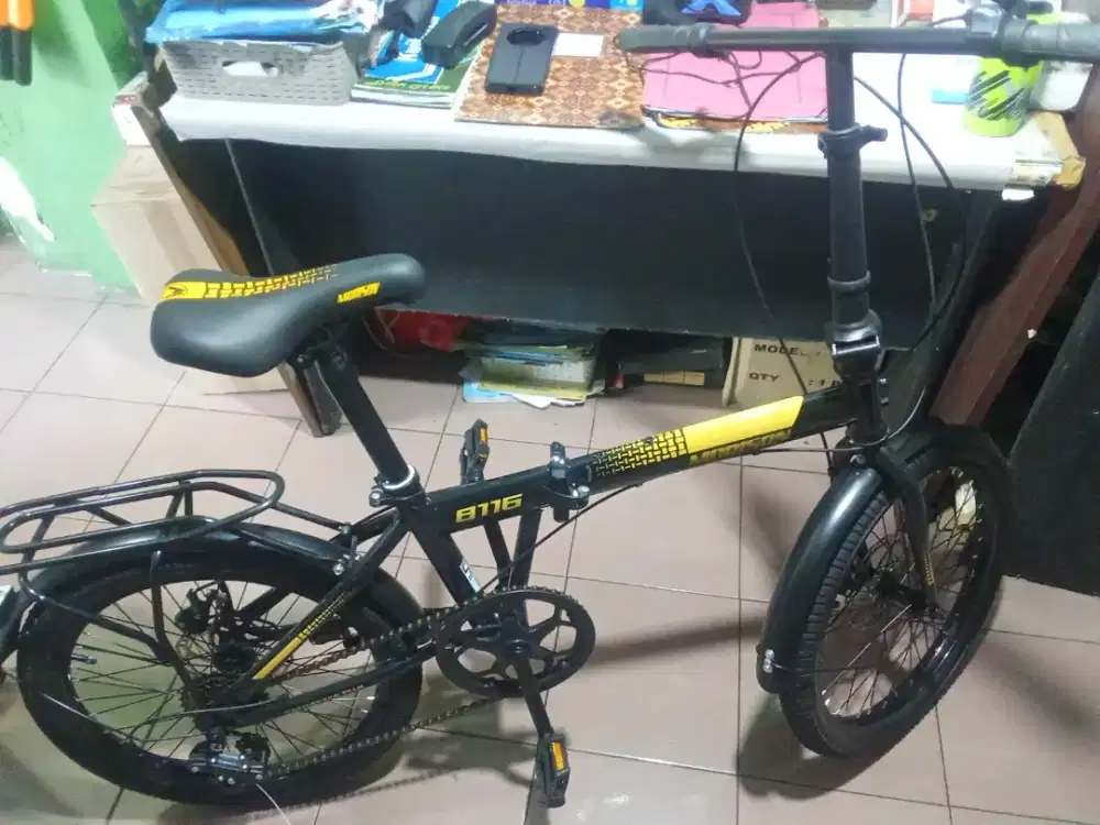 sepeda lipat masih baru jos