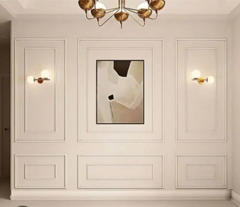 Wall Moulding Ruang Tamu