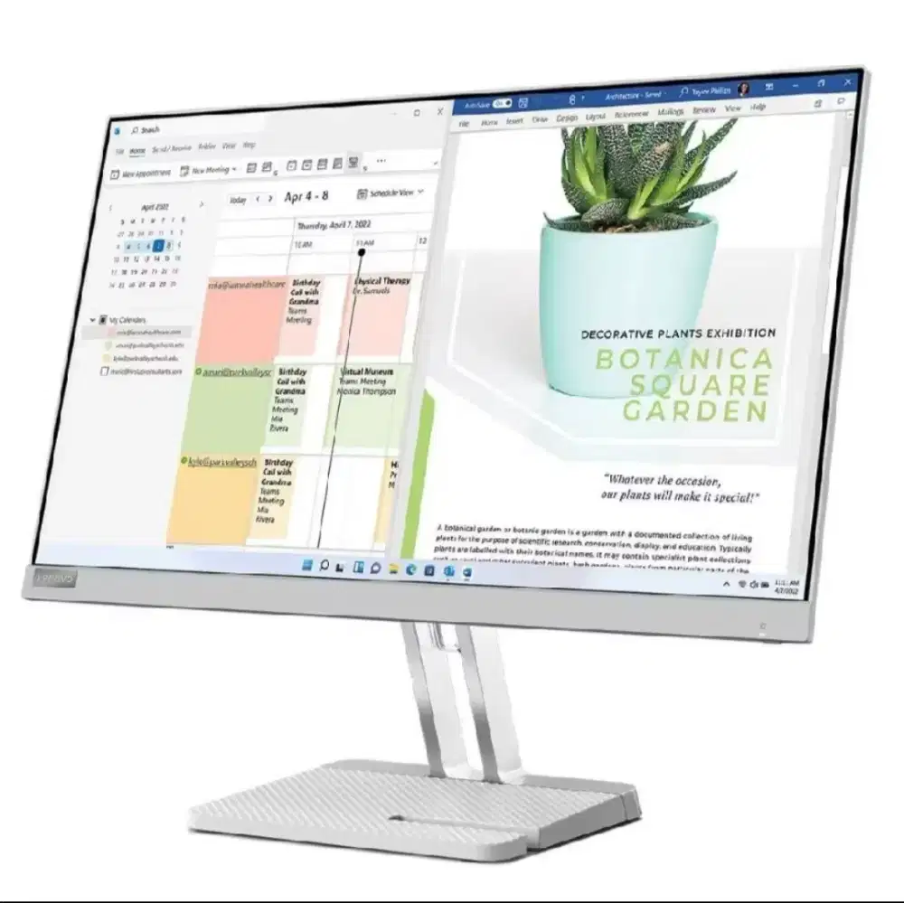 Monitor Lenovo L22e-40 21,45 Inch Full HD + Bonus Keyboard & Mouse