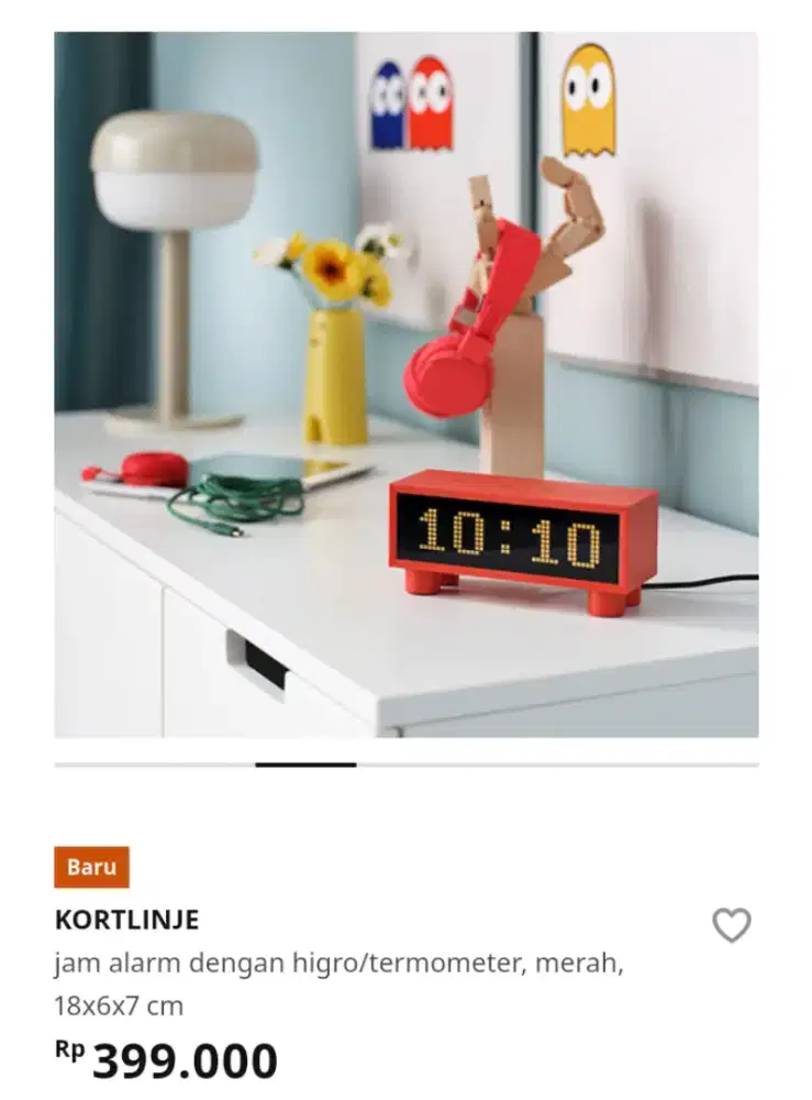 IKEA KORTLINJE JAM ALARM DIGITAL PROMO 70%