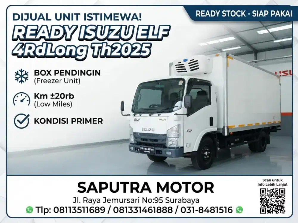 Isuzu ELF 4rdLong Th2025 Box Pendingin