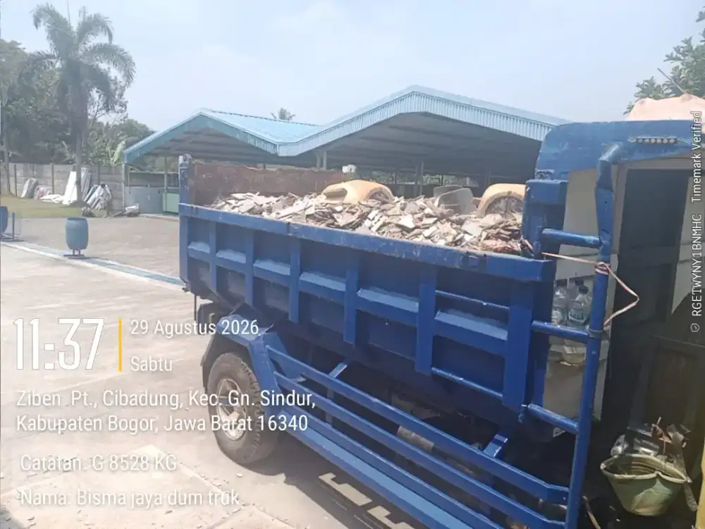 Jasa buang puing tanah dan buang sampah