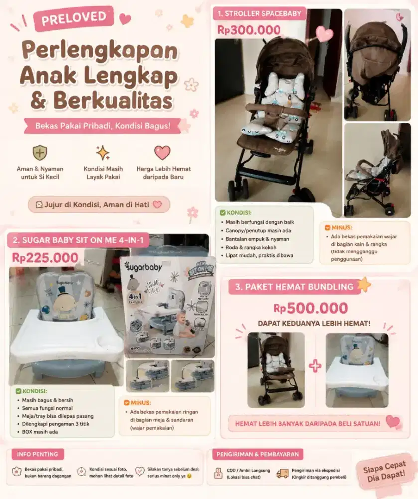 Jual peralatan bayi